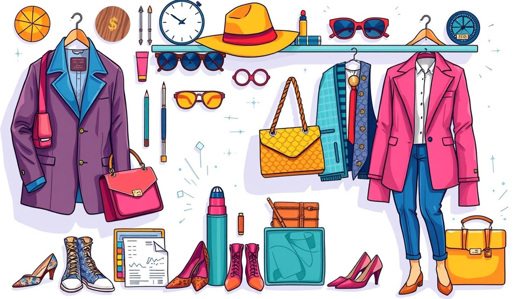 Como montar um portfólio de investimentos pessoais focado em roupas e acessórios de moda